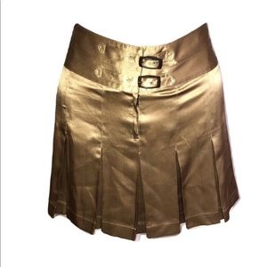 Vintage Joie Silk Pleated Mini Skirt, School Girl Skirt